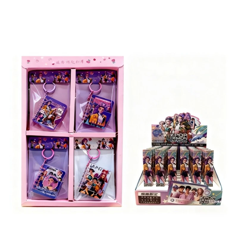 مجموعة أقلام حبر جاف قابلة للسحب من مجموعة Witch Hunter Group Kpop ومجموعة دفاتر ملاحظات كرتونية للطلاب، صندوق أعمى للقرطاسية الكرتونية، هدية للأطفال