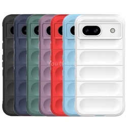 For Google Pixel 8A Case Silicone Plain Shockproof TPU Cover Pixel 8 A Case Protector Phone Rubber Case Google Pixel 8 A Cover