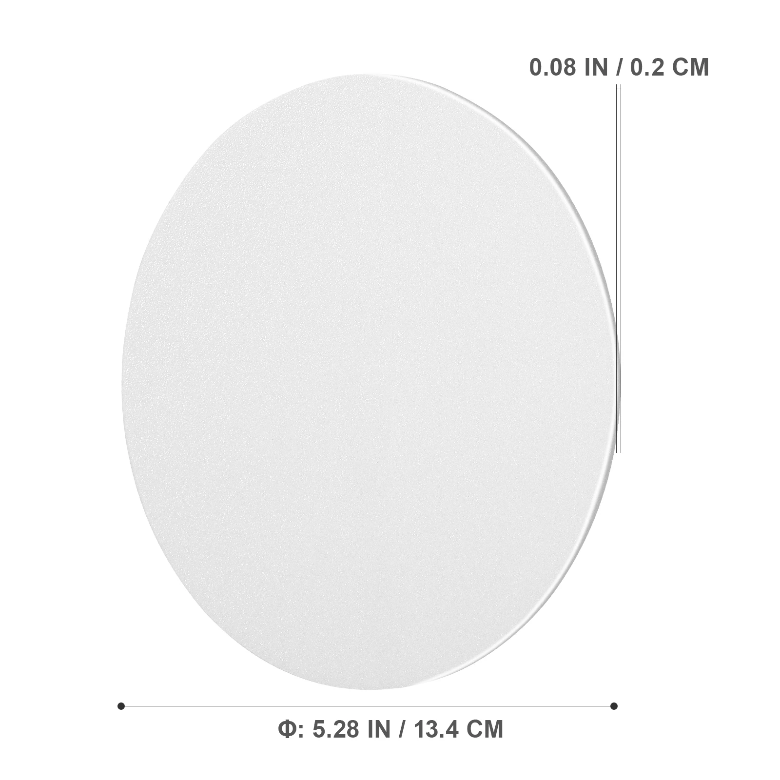 

6pcs Anti-glare Lampshade 5 Inch 134MM Diffuser Shade Dust Proof Downlight Living Room Bedroom Study Kids Room