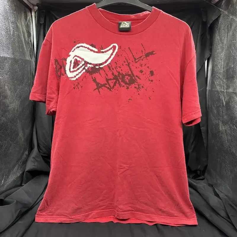 Vintage Faded Red ADIO Skate T Shirt Logo Mens 2000s Y2K OG Rare Men Äôs Size L