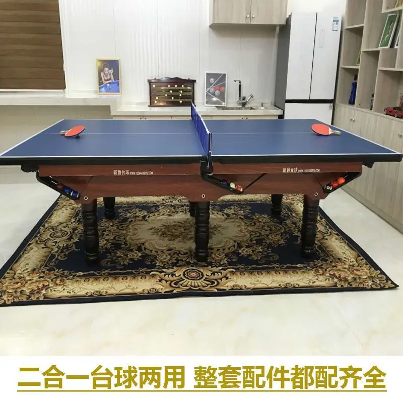 American billiard table standard adult household two-in-one standard black 8 cases simple billiard table wholesale