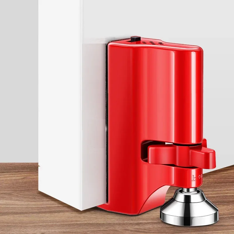 Portable Door Lock Alarm Stopper, High Strength Red Alloy Door Jammer - Anti-Pry Security Device for Apartments/Hotels