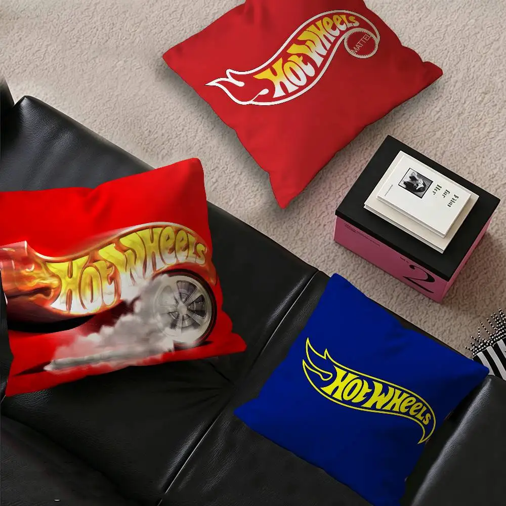 

Super Car H-hot W-wheels Cushion Cover Inches Farmhouse Decor Home Throw Pillow Covers for Couch Decorations