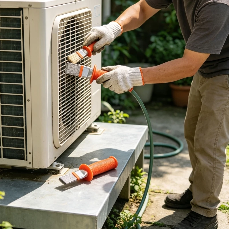 Practical Cooling Coil Maintenance Comb with Stainless Teeth and Grip