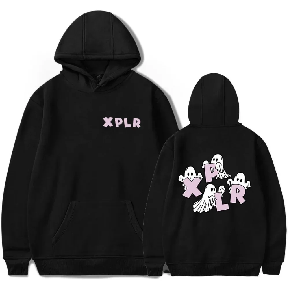 

XPLR Merch Sam and Colby свитшот с изображением призрака для женщин и мужчин, Модный пуловер с длинным рукавом, топы в стиле Харадзюку