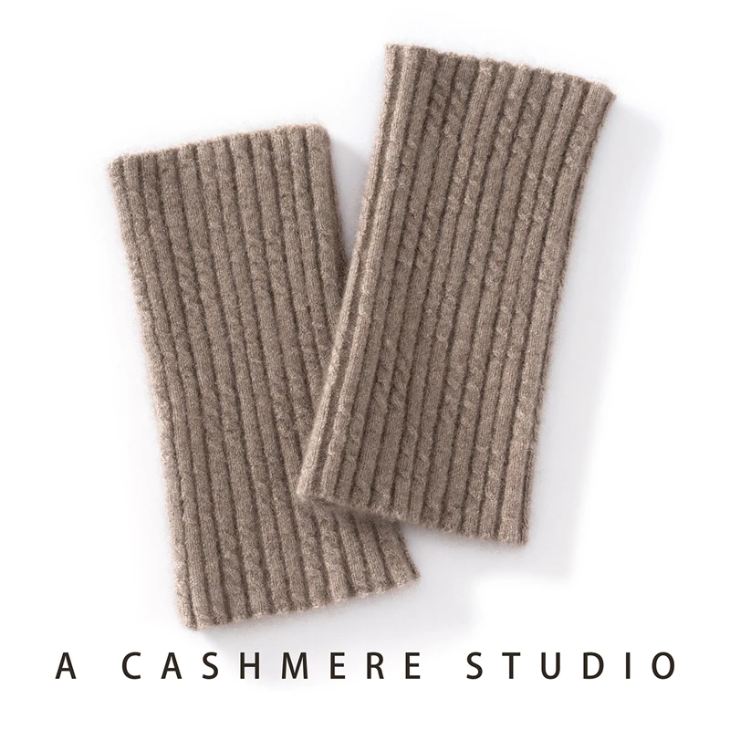 Cashmere Ankle Warmers Women Autumn Winter Ribbed Knit Warm Soft Boot Match Gaiter Footmuff Unisex Foot Sleeve Warmers Stocking