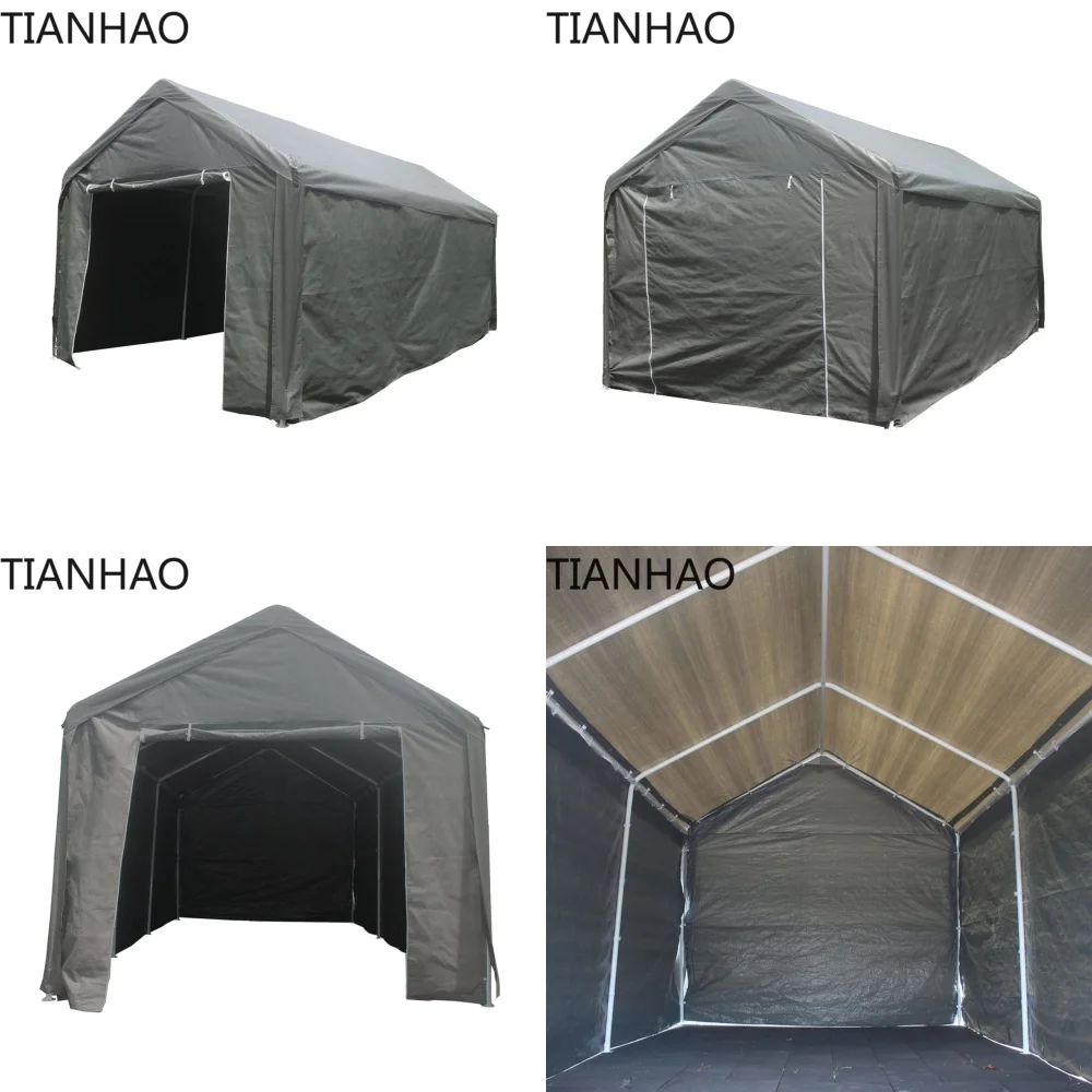 UV Resistant Waterproof Outdoor Canopy Tent Carport Garage Storage Shelter for Camping Patio Events 10x20 ft Customizable