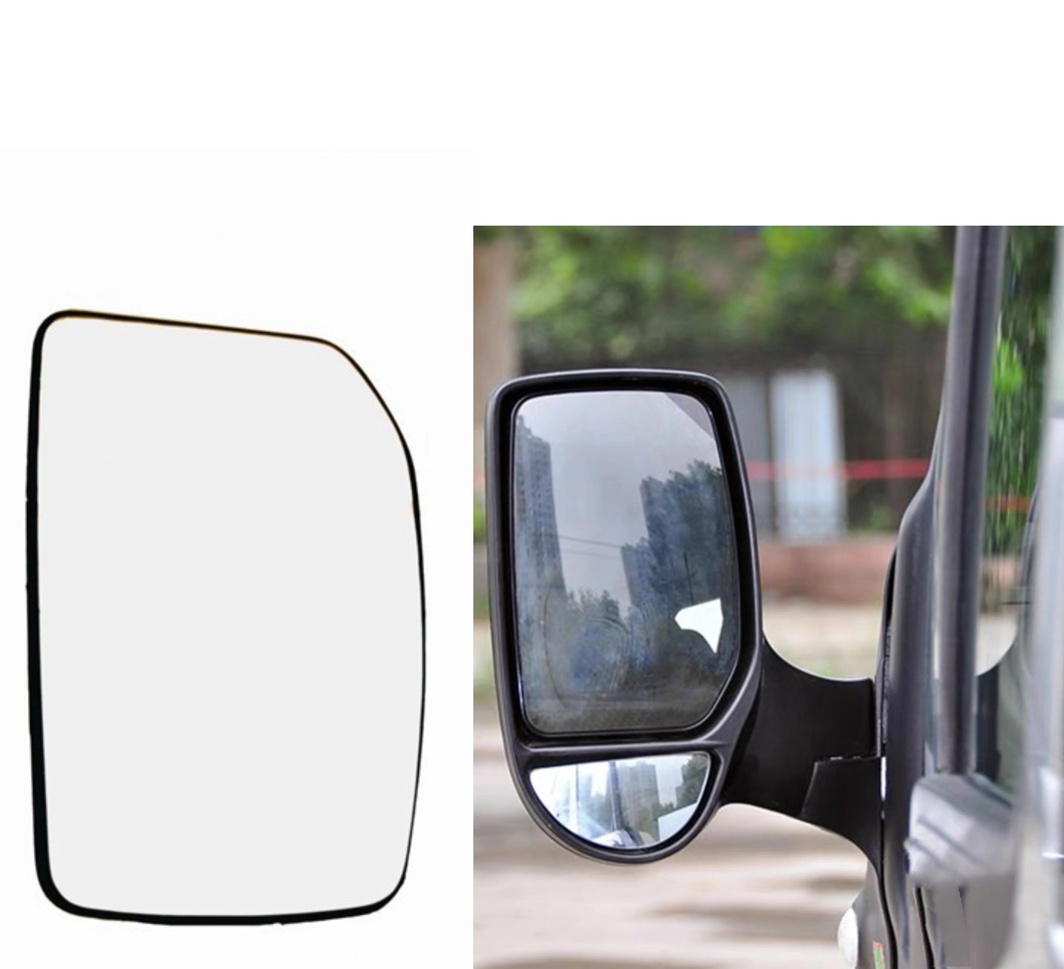 

For Ford Transit MK7 MK6 2000-2014 Car Heated Rear View Mirror Glass Door Wing Clear Rearview Auto Exterior Parts