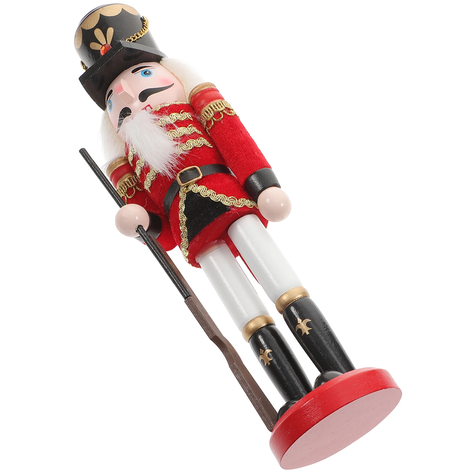 

Wooden Nutcracker Decoration Unique Christmas Indoor naments Traditional Soldier Home Car Office Photo Prop Xmas Figures