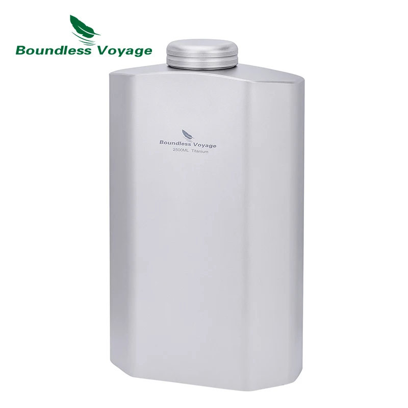 Boundless Voyage 2.5L/84.55oz Titanium Sports Water Bottle Big Capacity Flask Water Jug for Gym, Fitness, Camping Ti3004D