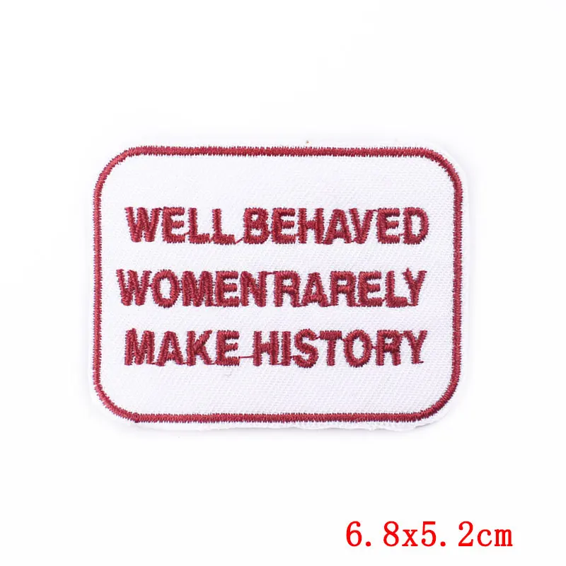 Pink Letters Applique Patch Cartoon Phrase/Text Embroidery Patch Iron On Patches For Clothing Thermoadhesiv Patches On Clothes