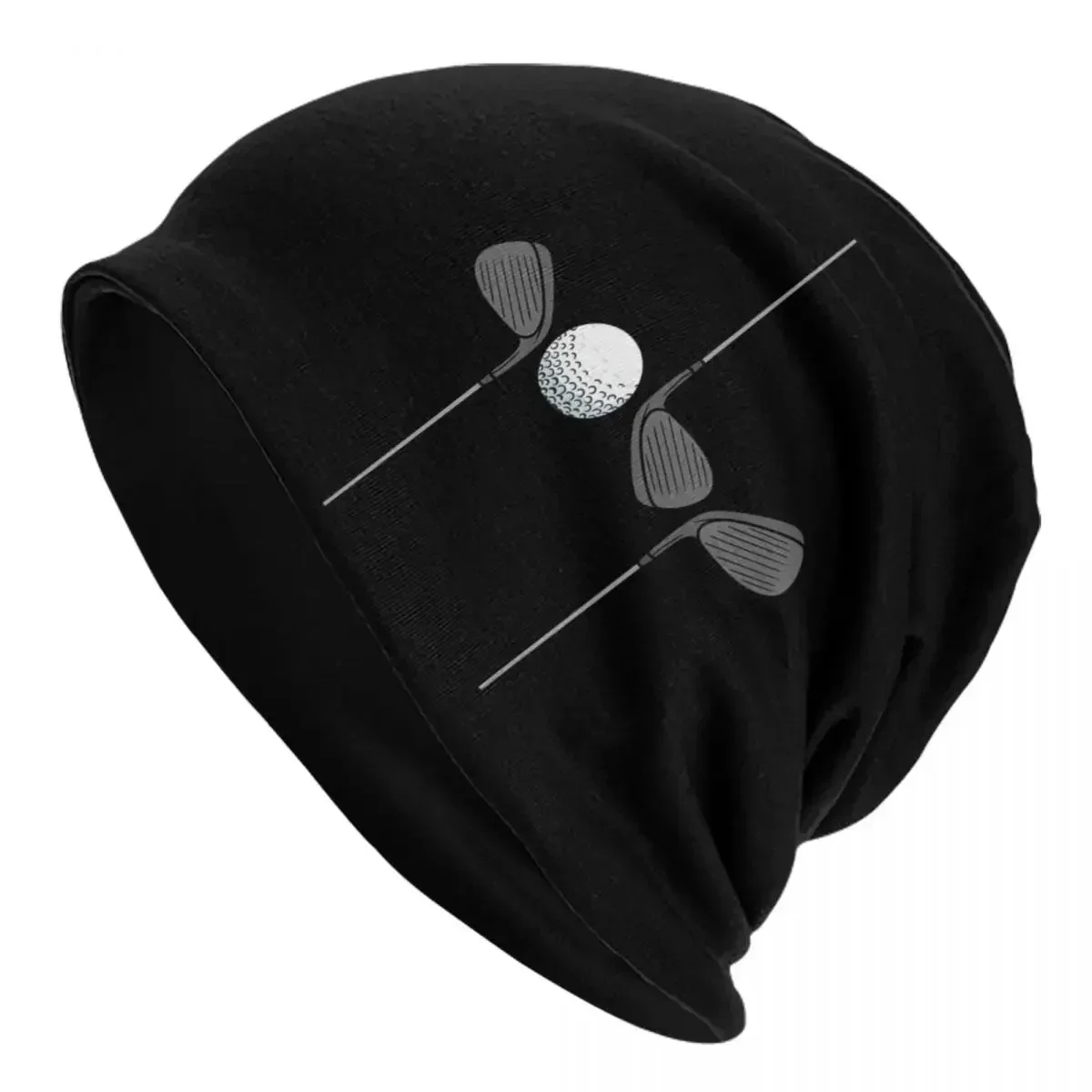 Golfing Golfer Golf Player Warm Knitted Cap Fashion Bonnet Hat Autumn Winter Outdoor Beanies Hats for Unisex Adult