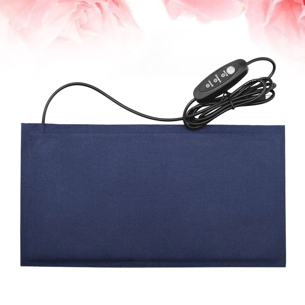 

Pet Heating Mat L Blue Waterproof Durable Efficient Multifunctional Flexible Fit Most Beds Dog Cat Heater Pad For