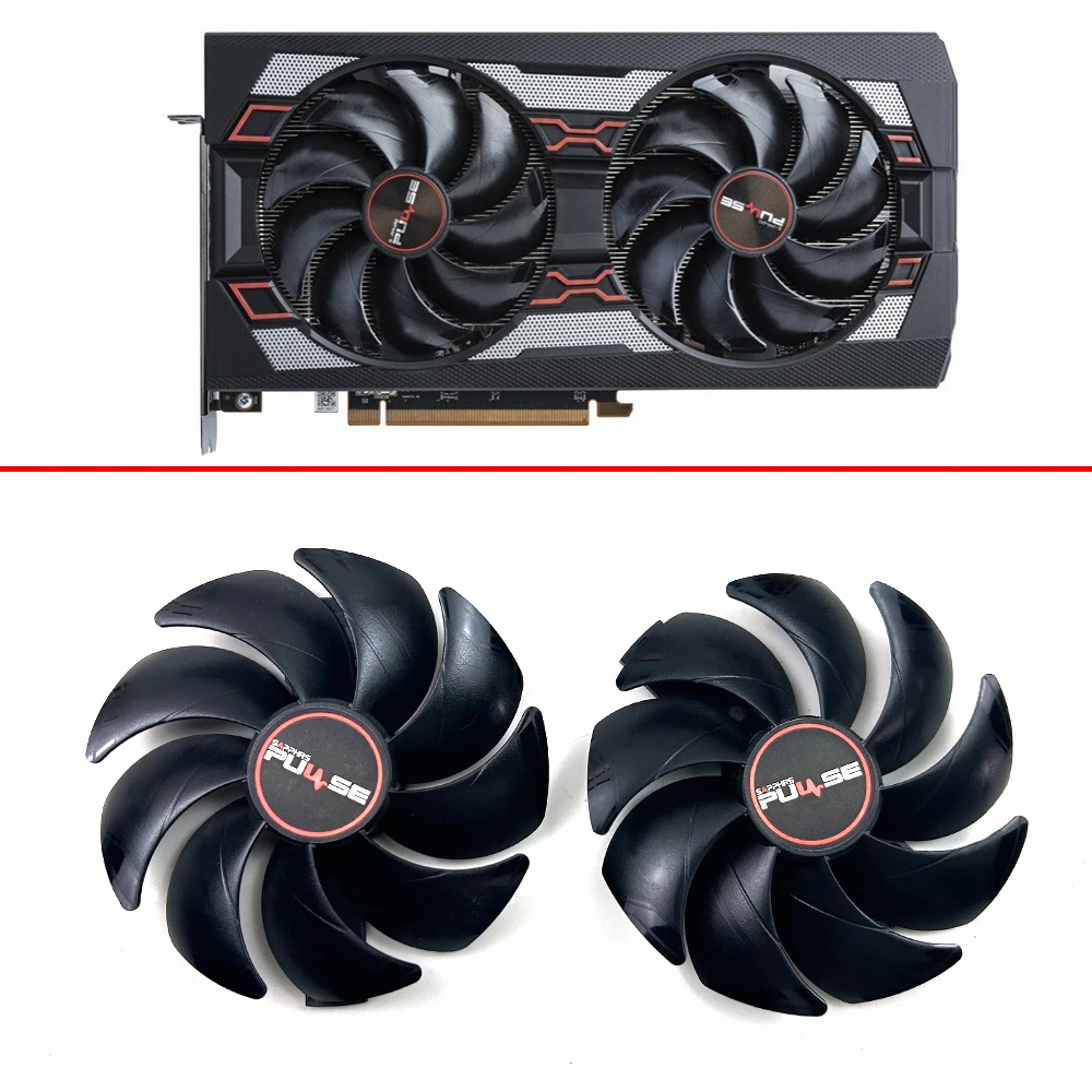 NEW Cooling FAN 95MM 6PIN CF1015H12D FD10015M12D suitable For Sapphire RX 5500 5600 5700XT PULSE graphics card fan