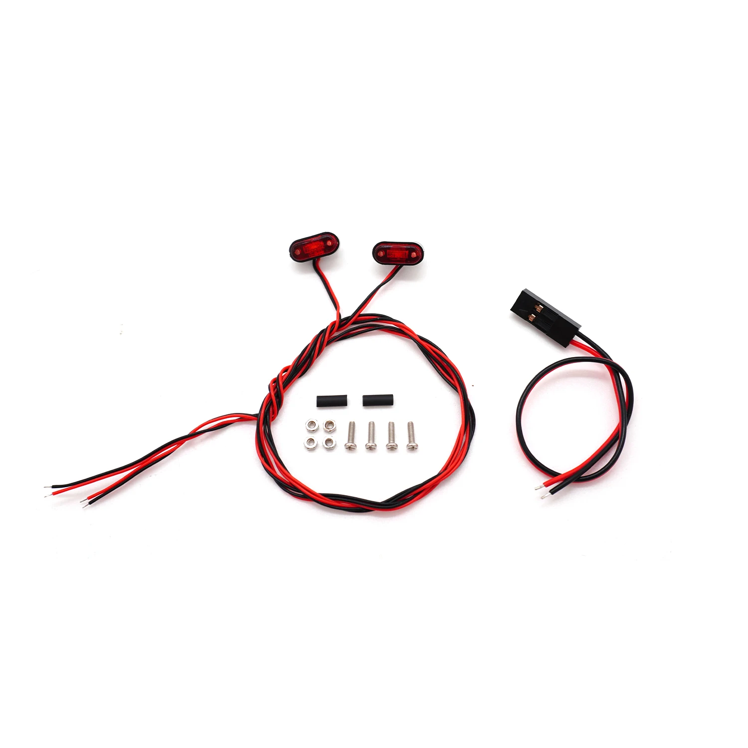Plastic RC auto LED lampje 8*8mm 11*5mm - Waarschuwings- & profiellicht voor 1/14 Tamiya TRX4 Defender Bronco SCX10 RC kiepwagen onderdelen