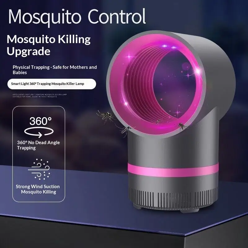 USB Plug-in Mosquito Killer Lamp Mute Portable Trap Bedroom Camping Home Use Household Mosquito Killer Lamp Indoor Mosquito Kill image 2
