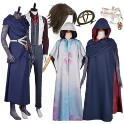 Viktor Arcane Cosplay Fantasia Costume LoL Disguise Adult Hooded Cloak Robe Pants Gloves Outfits Halloween Carnival Party Suit