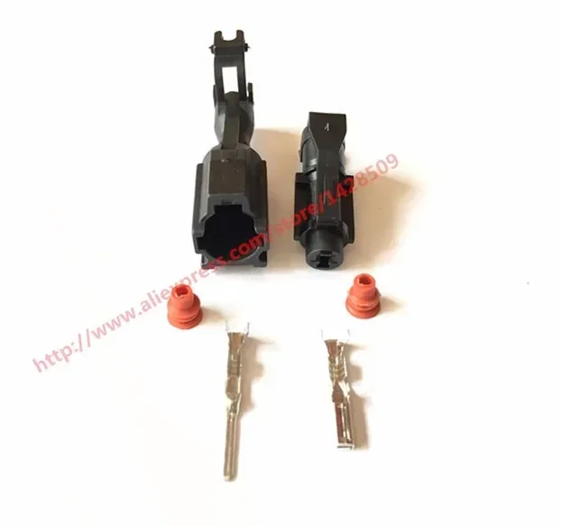 1 Set kit MG640280 MG610278 black SWP Style Waterproof male female adapter automotive plug KET 1 pin connector