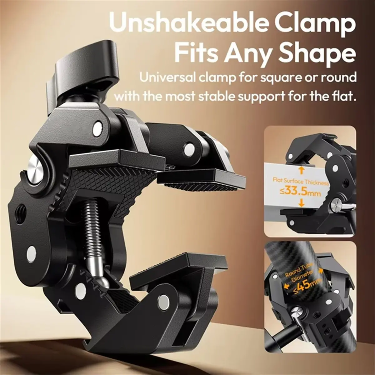 CO78 Powerful Clamping Kit 3-Jaw High Stability with 1/4