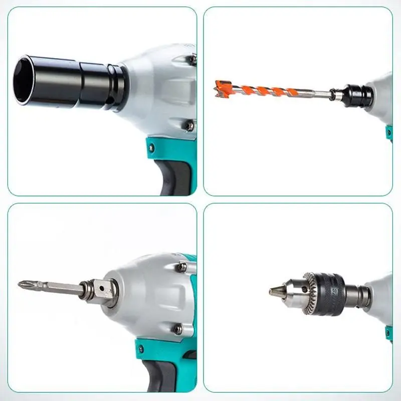 1PC 18V Electric Brushless Impact Wrench Shaft Accessories Single/Dual Use Cordless Wrench Part Power Tool Accessory