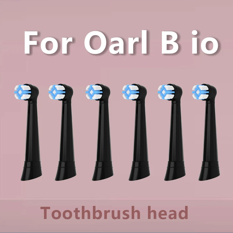 Replacement Brush Heads Compatible with Oral-B IO Series, Soft DuPont Bristles for IO 2 Electric Toothbrush
