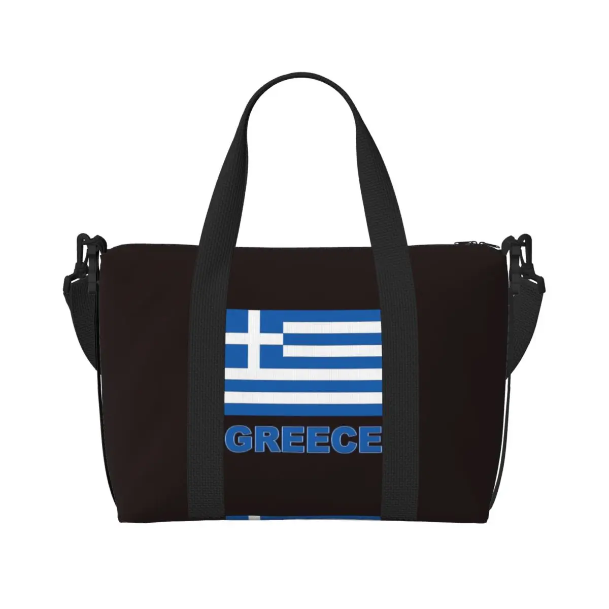 

Greece Flag Travel Bag Training Sports Bags Large Capacity Vintage Gym Bag Men's Design Portable Fitness Bag