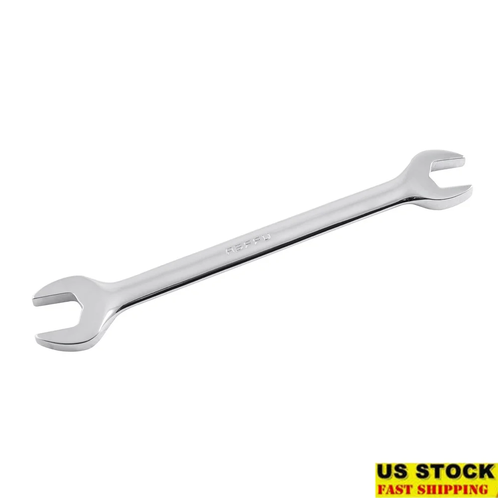 

Full Polished Open End Wrench 1/4in 5/16in Precision Fit Thin Ends Oval Handle Corrosion Resistant Nickel Chrome Plated Ideal