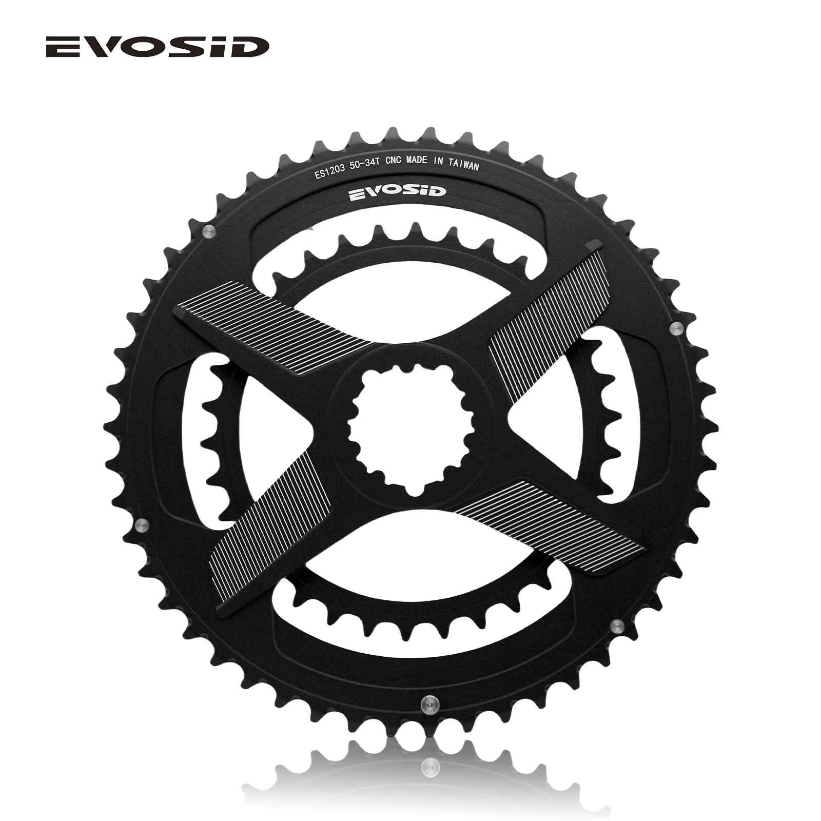 EVOSID ل GXP الطريق دراجة سلسلة 50-34t 52-36t 53-39t مزدوجة السرعة سلسلة العجلة المباشرة جبل سلسلة عجلة كرانسيت #2