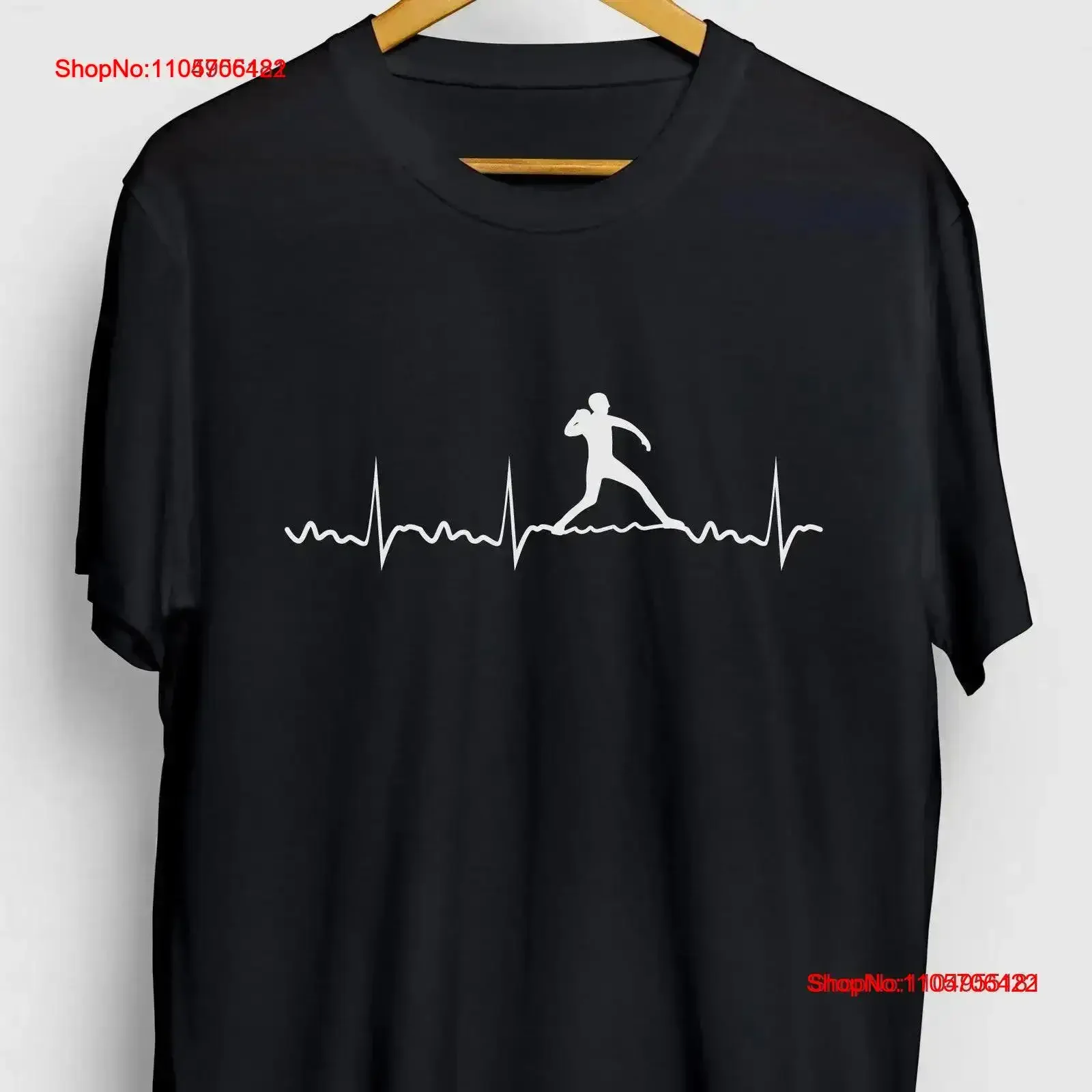 Shot Put Heartbeat Funny Throwing T Shirt Athlete tee Youth vintage Washed designer clothes Soft Stretched homme fashion