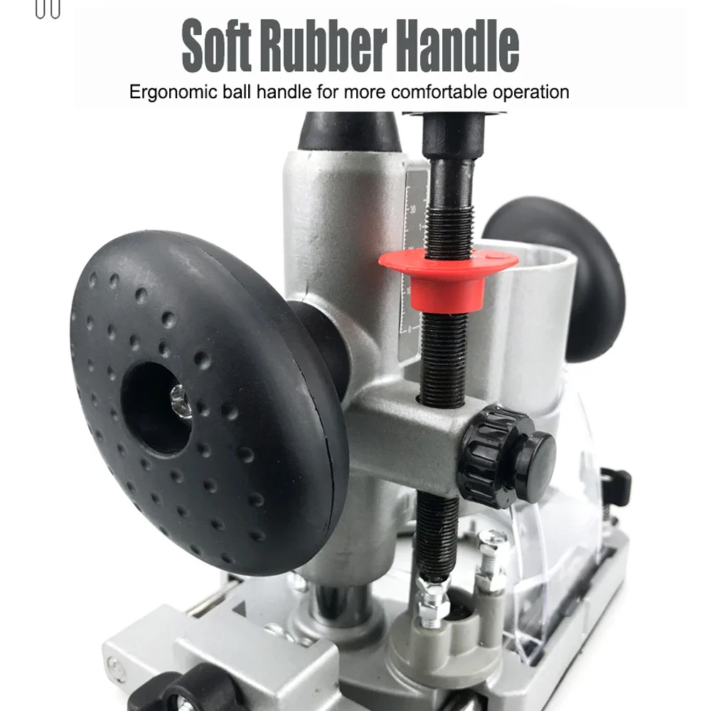 Aluminum Electric Router Bracket Compact Plunge Router Base for Trimming Grooving, Opening Carving Milling Trimming Machine Base