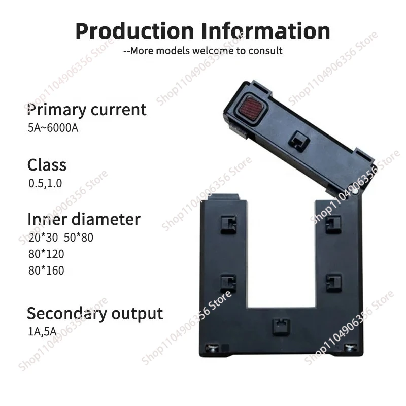 for  clamp on CT Amazing DesignDP812-2500/5 CL:0.5 Current Measurement Output 1A-5A Split Core Current Transformer