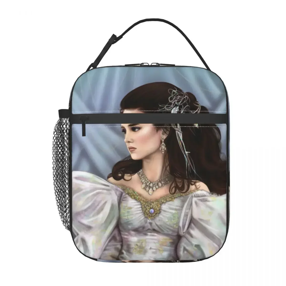 Labyrinth Sarah In Her Masquerade Costume Insulated Lunch Bag Fantasy Film Movie Thermal Cooler Bento Box Office Picnic Travel