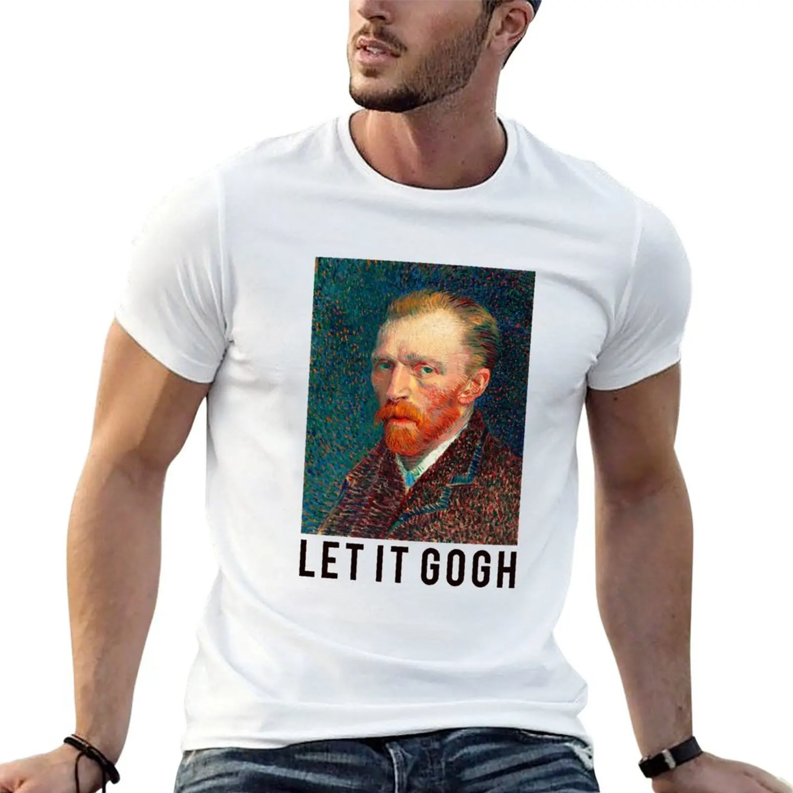 

Let it Gogh | Fun With Art T-Shirt man t shirts graphic man t shirt designer T-Shirt