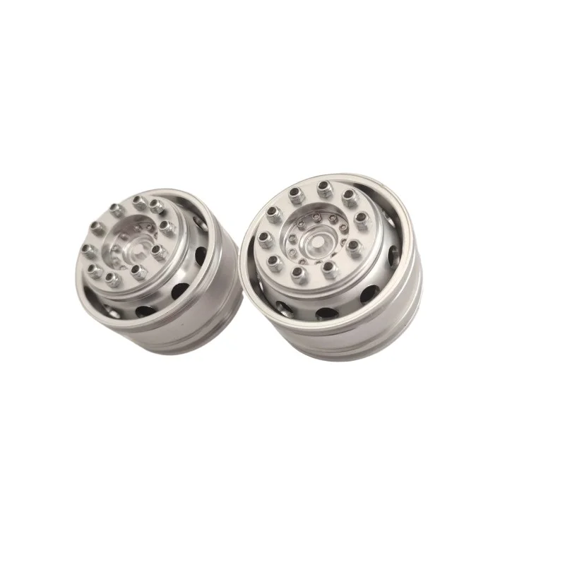 

2Pcs All Metal Unpowered Wheels Hub for 1/14 Tamiya RC Dump Truck SCANIA 770S VOLVO 750 Mercedes-Benz ACTROS 3363 MAN Car Parts
