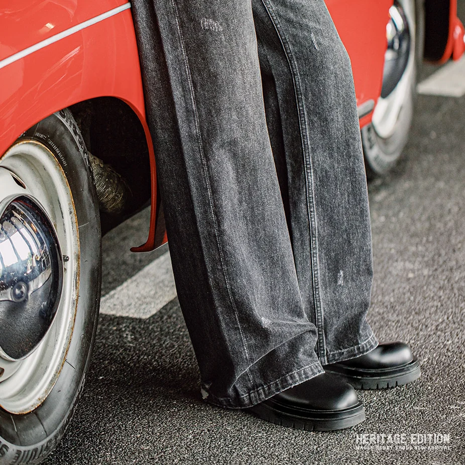 Maden الرجال النمط البريطاني جلد طبيعي ديربي أحذية سميكة وحيد الارتفاع زيادة أحذية رسمية سوداء العمل الأحذية الجلدية غير رسمية #4