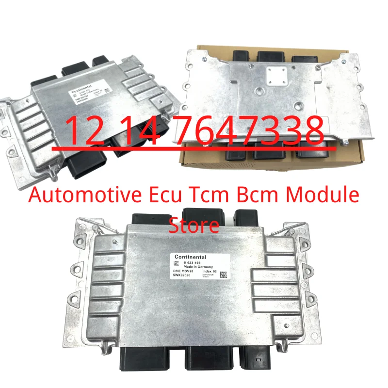 

12 14 7647338 for BMW F02 730Li 730i 523i 528Li 523Li 528i X3 28iX 530i 520Li N52N MSV90 ENGINE COMPUTER MODULE 7647338 ECU ECM