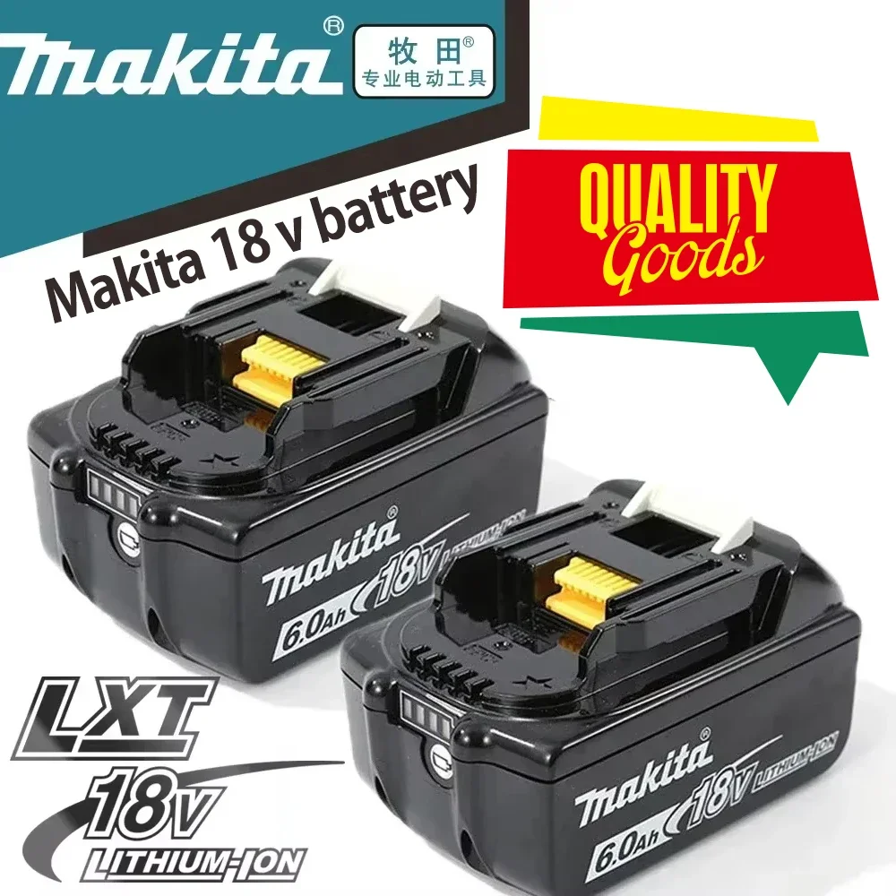 Makita 18V Akku 6AH 9AH 18AH Li-Ion Ersatz LXT BL1860B BL1860 BL1850 BL1830 DHP482RFX9 BL1815 LXT400 für Akku-Bohrschrauber