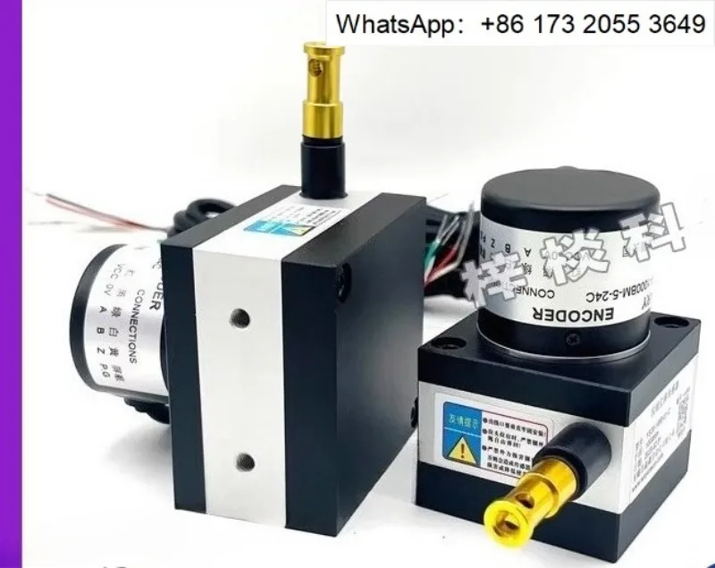 High Precision CESI S1000C Draw Wire Encoder Industrial Linear Displacement Sensor for Engineering Position Measurement 1pcs