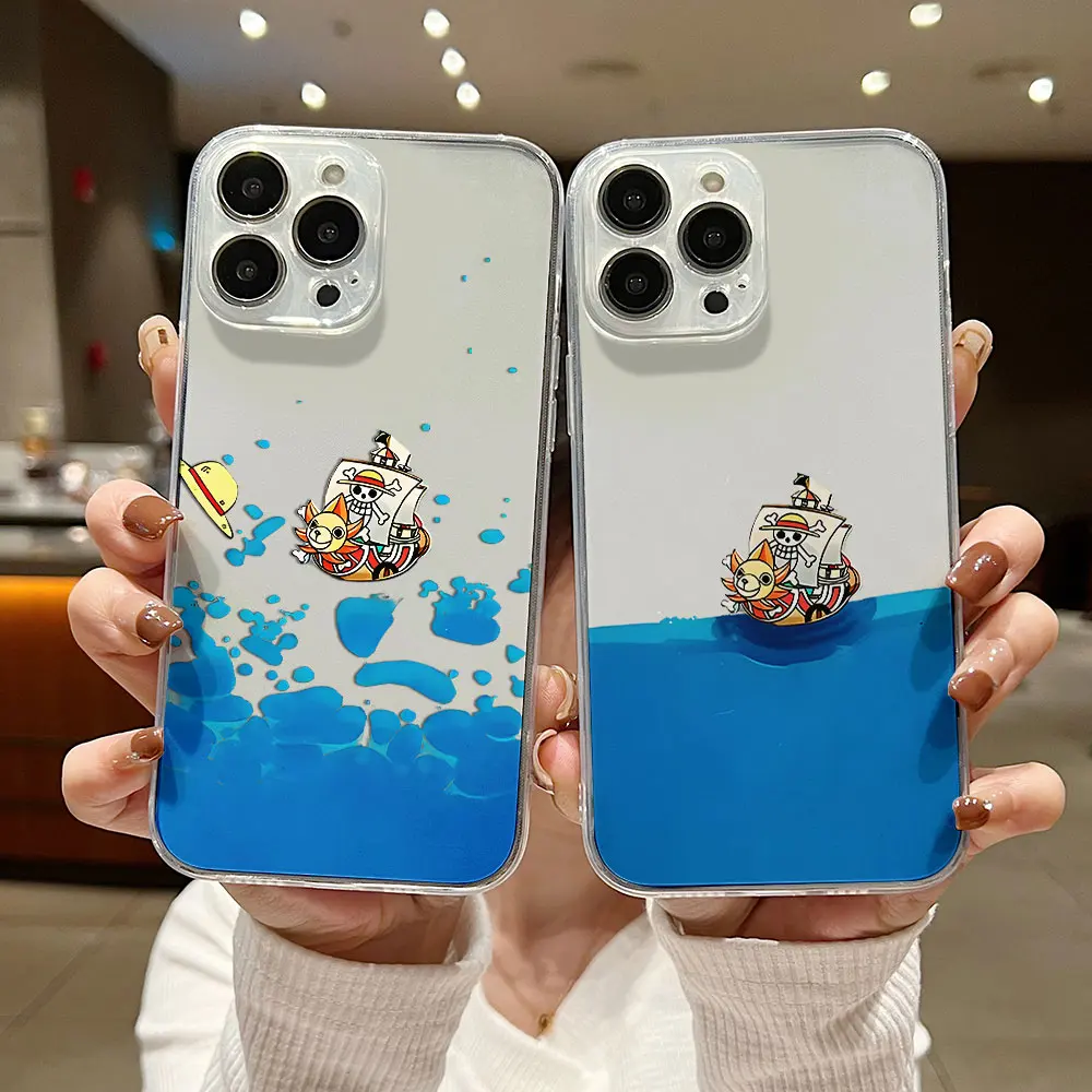 Sailing Ship Pieces Ones Clear Case For Samsung A73 A72 A55 A52 A51 A50 A34 A35 A33 A32 A31 A30 A24 A23 A22 A13 A12 A05 5G Cover