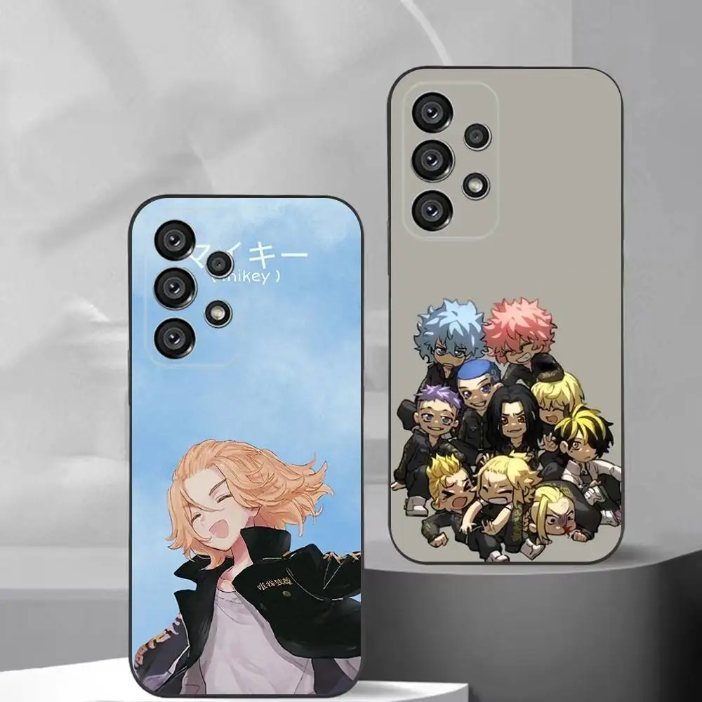 

Anime T-Tokyo Revengers Phone Case For Samsung S25,S24,S21,S22,S23,S30,Ultra,S20,Plus,Fe,Lite,Note,10,9,5G Black Cover