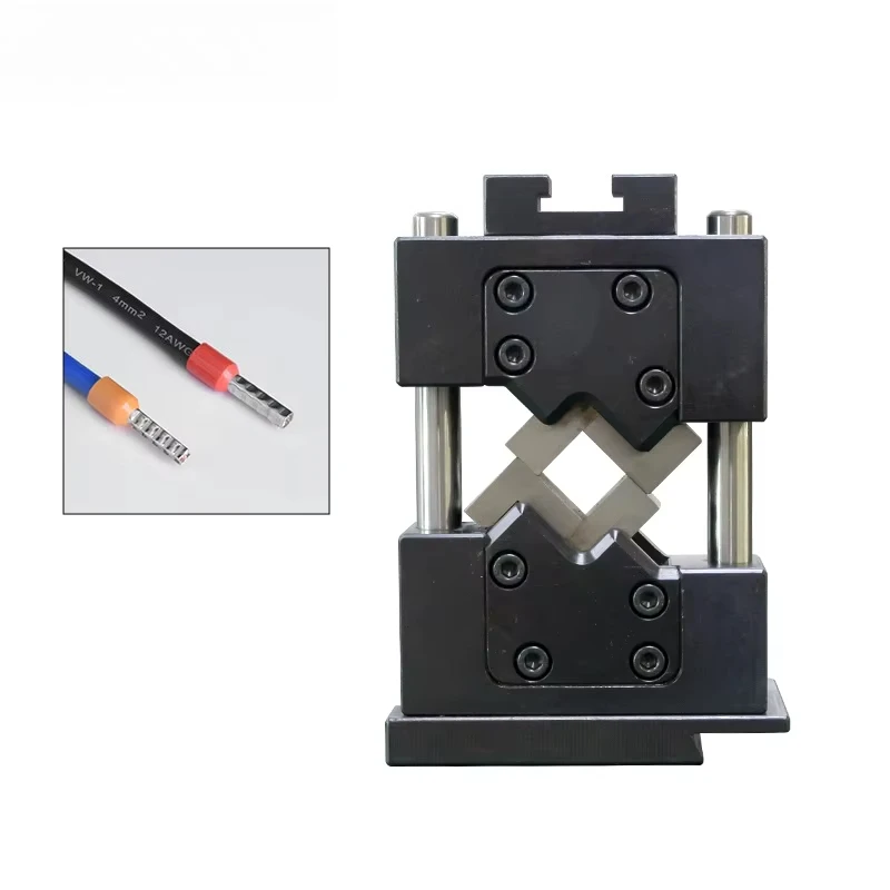 Ultra-quiet OTP semi-automatic electrical terminal crimping tool for cable and wire crimping machine