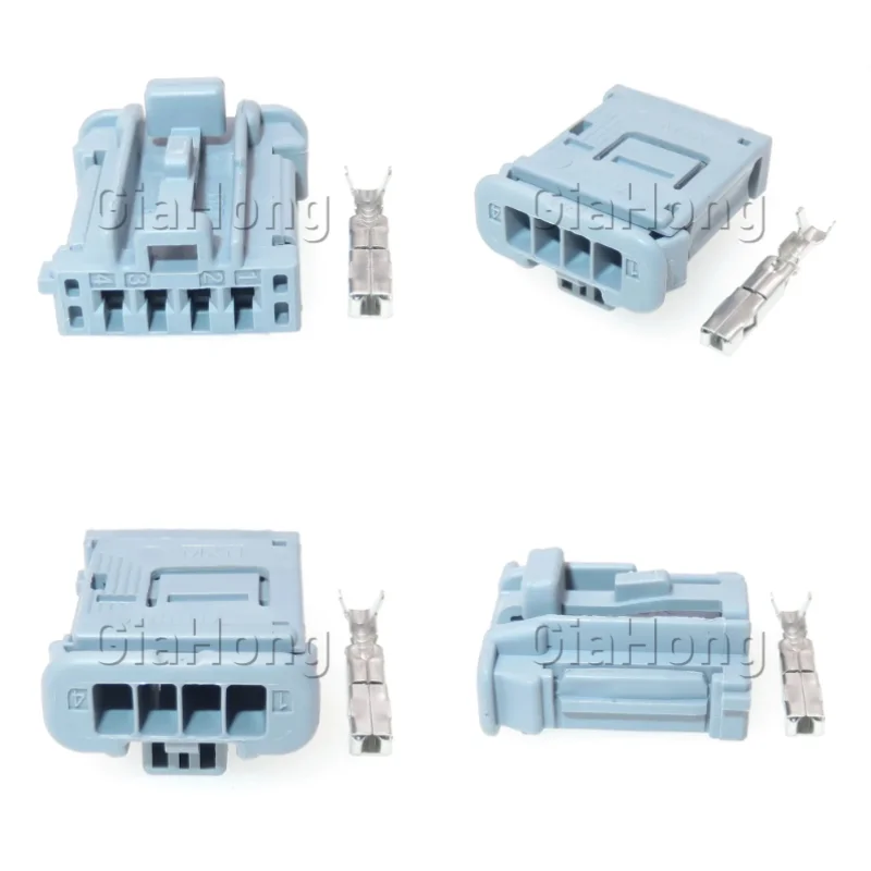 1 Set 4 Ways Automobile Wiring Terminal Connector 98817-1048 AC Assembly Assembly Auto Modification socket