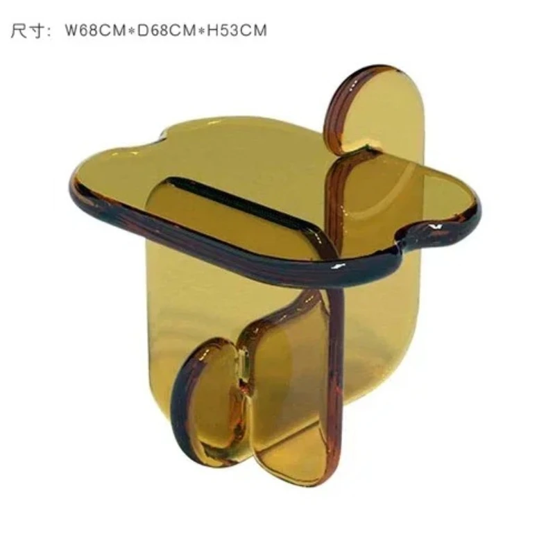 

Modern Light Luxury Design Creative Fashion Acrylic Coffee Coffee Simple Side Table