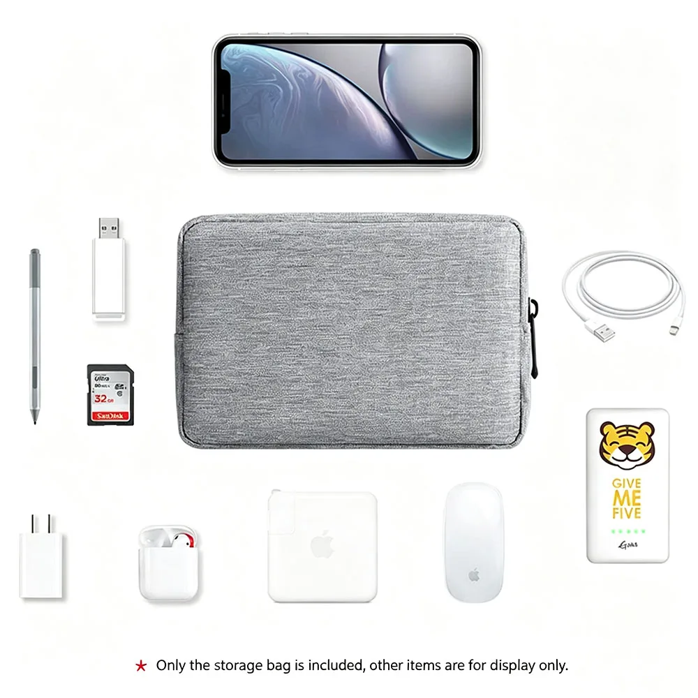 Digital Accessories Storage Bag, Mouse Data Cable, Power Bank Protective Bag, USB Flash Drive, Charging Adapter Organizer Box