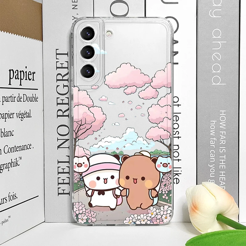 الإبداعية لطيف BUBU DUDU زوجين واضح جراب هاتف ل Vivo 50 لايت V30 V27 V25 V23 برو Y36 Y29 Y76 Y75 Y100 Y04 5G لينة الغطاء الخلفي #6