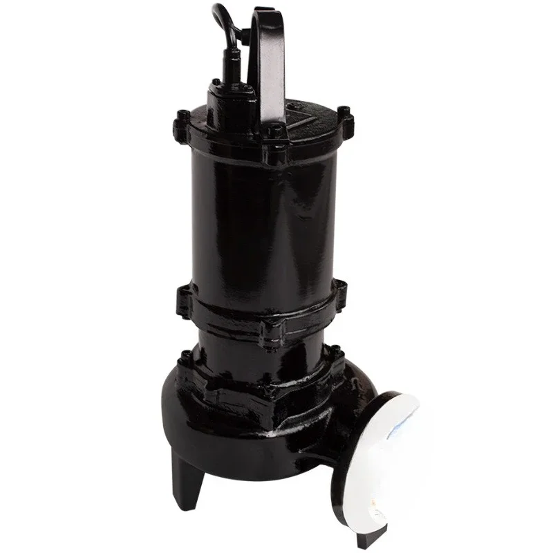 Vertical large flow and high lift non-clogging sewage impurity pump