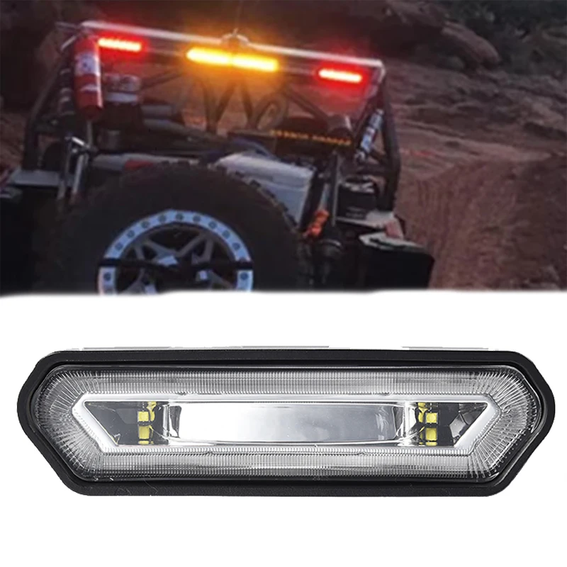 

Светодиодный заднего стоп-сигнала UTV, 5 режимов для Polaris RZR 1000 XP Ranger Can-Am Maverick X3, подходит для рулонной планки от 1,75 до 2 дюймов