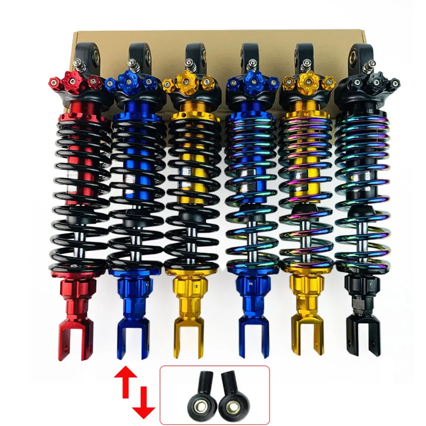Rear Shock Absorber Motorcycle 270 290 310 320mm Air Hydraulic Oil Fork Suspension Street Bike Pitbike Pedal Motocross ATV Quad