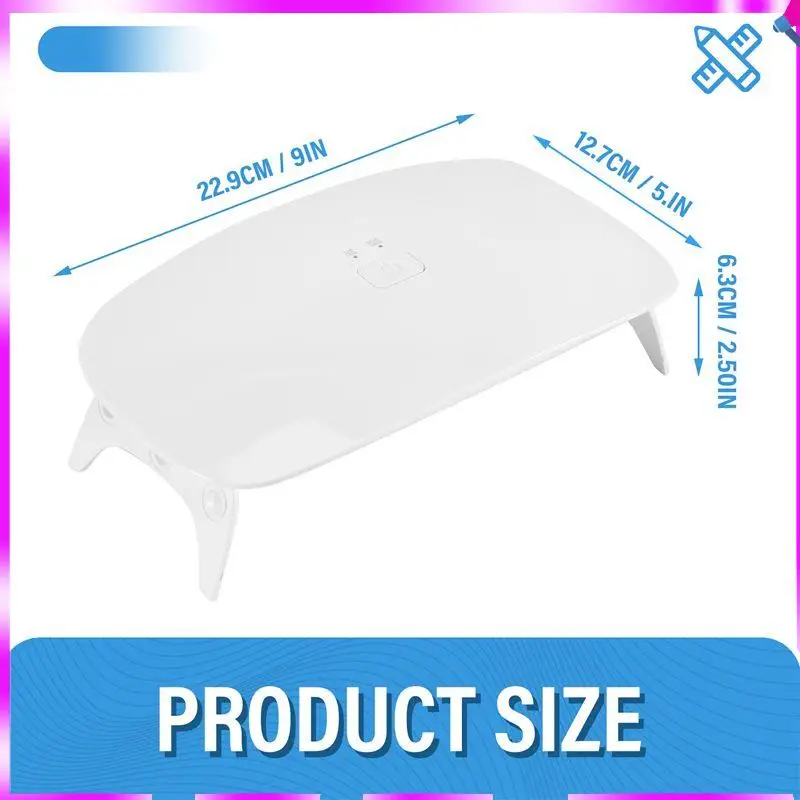 N96R الراتنج مصباح الأشعة فوق البنفسجية ، الأشعة فوق البنفسجية/LED الراتنج مصباح البلاستيك الأبيض مع 30 قطعة مصباح مصدر الضوء المزدوج الخرز لمجموعة الراتنج الأشعة فوق البنفسجية