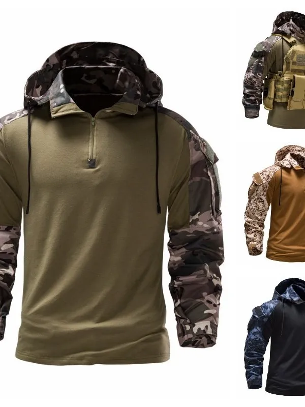 

Long Sve воротник-стойка с капюшоном и принтом для мужчин, свободная посадка из полиэстера, уличная одежда, европейский Sle Teenager Faion